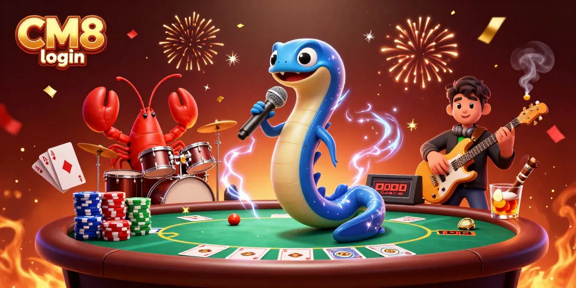 Experience exciting gameplay with CM8 login in an underwater casino featuring unique characters!