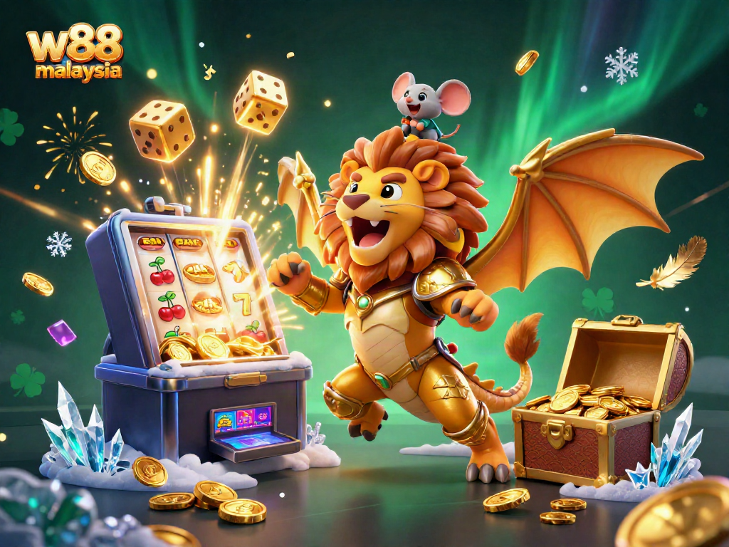 Experience thrilling jackpots and bonuses at w88 malaysia with vibrant casino elements.