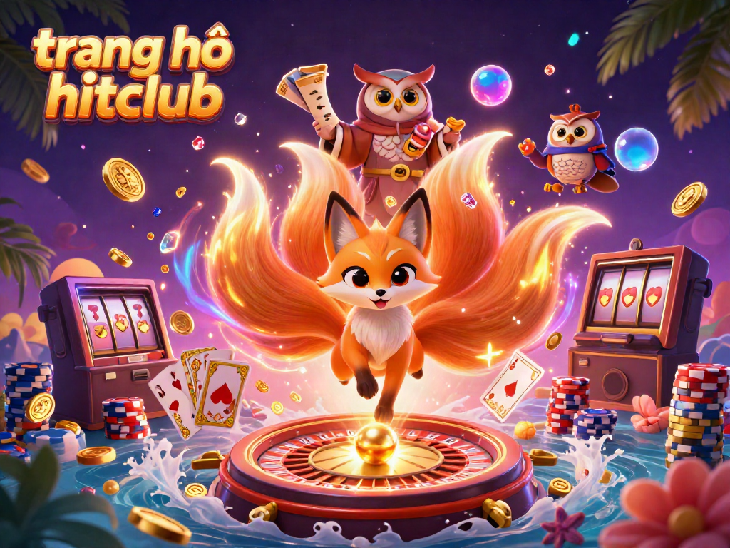 Experience the thrill at trang chủ hitclub with colorful orbs, spinning roulette, and golden coins.